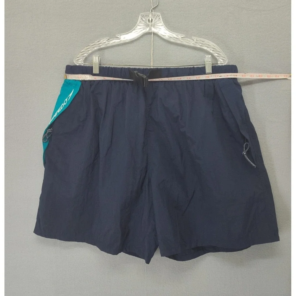 Speedo Swim‎ Shorts Mens 2XL Quick Dry Trunks Mesh Lined Pockets Drawstring